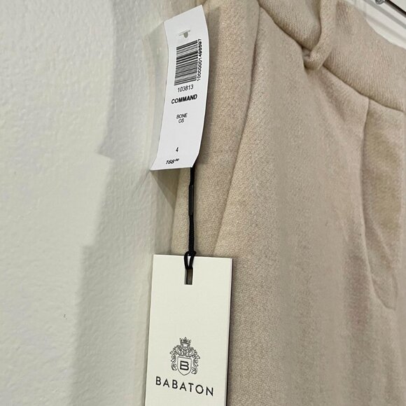 Last Chance! New Aritzia Command 100% Wool Straight Trouser Beige 4 $168 - Picture 8 of 10